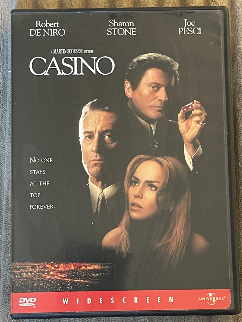 Casino DVD Robert De Niro Sharon Stone Joe Pesci 1998 Widescreen
